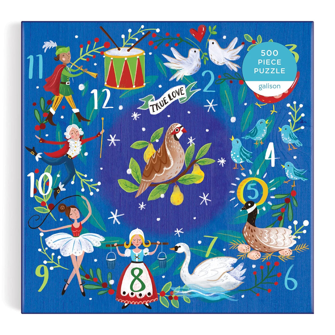 12 Days Wreath 500 Piece Puzzle - The Missing Piece Company