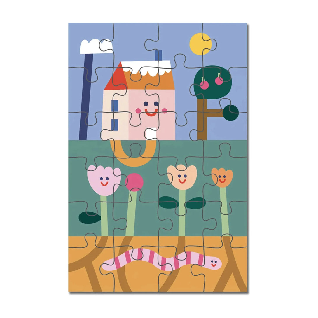 Under the Garden 24 Piece Kids Jigsaw Puzzle - Fun & Educational Puzzle for Ages 4+ - The Missing Piece Company