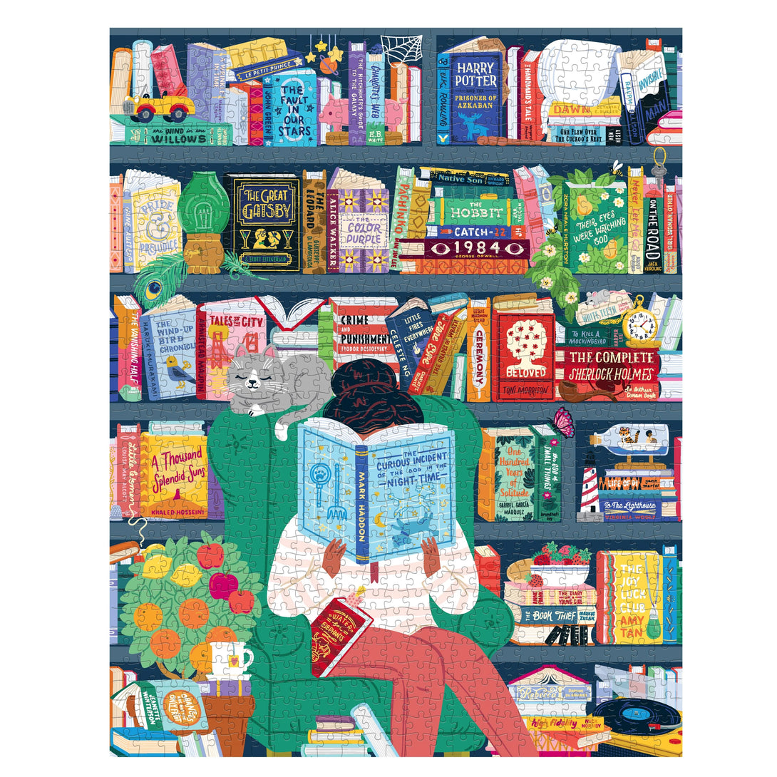 50 Must-Read Books of the World Bucket List 1000-Piece Puzzle - The Missing Piece Company