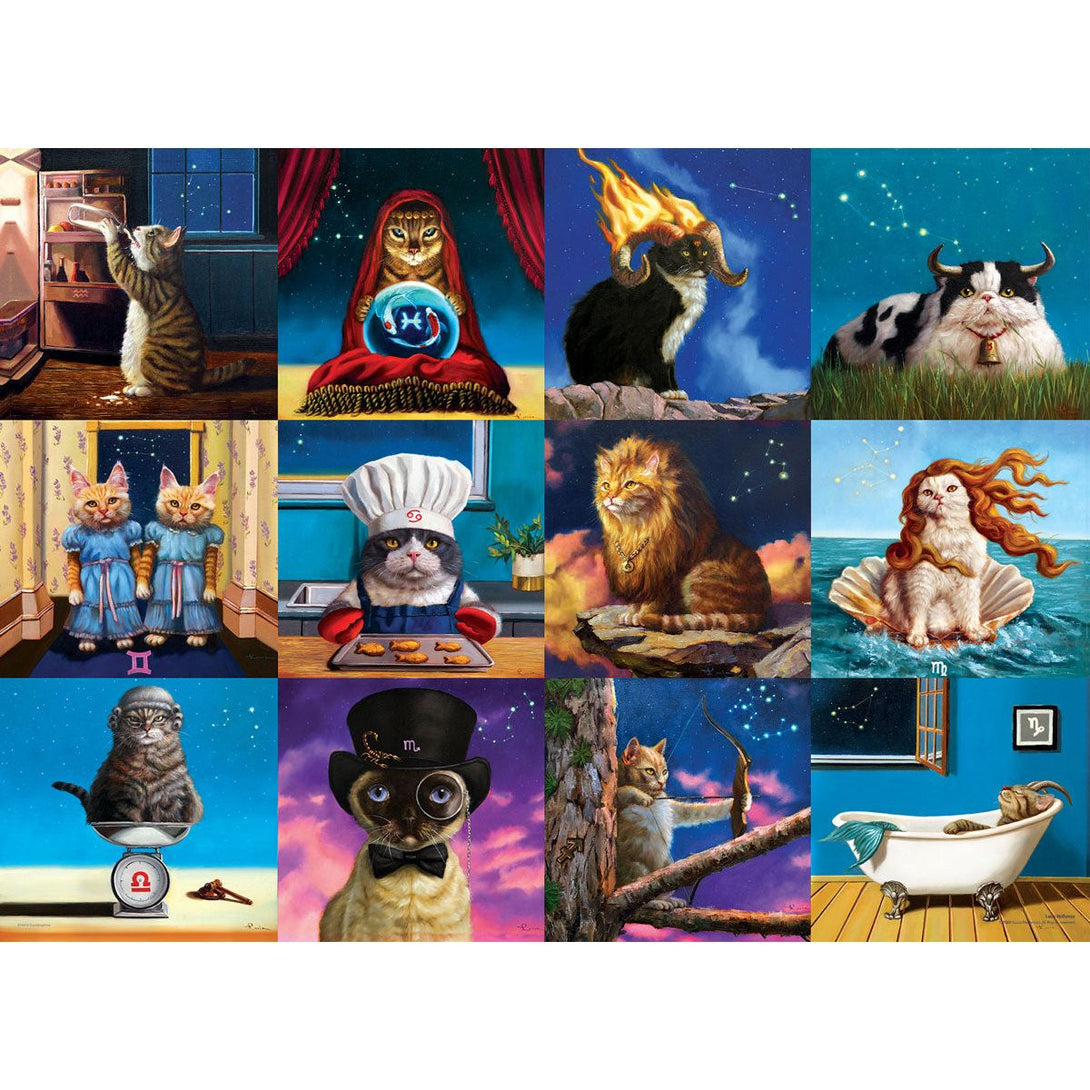Zodiac Cats by Lucia Heffernan - The Missing Piece Company