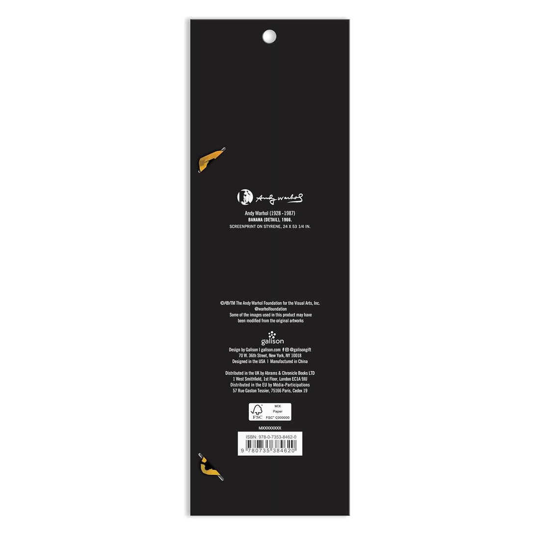 Warhol Banana Shaped Bookmark - The Missing Piece Company