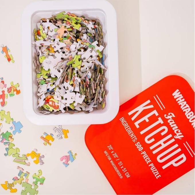 Whataburger Fancy Ketchup Puzzle: 500-Piece Puzzle - The Missing Piece Company
