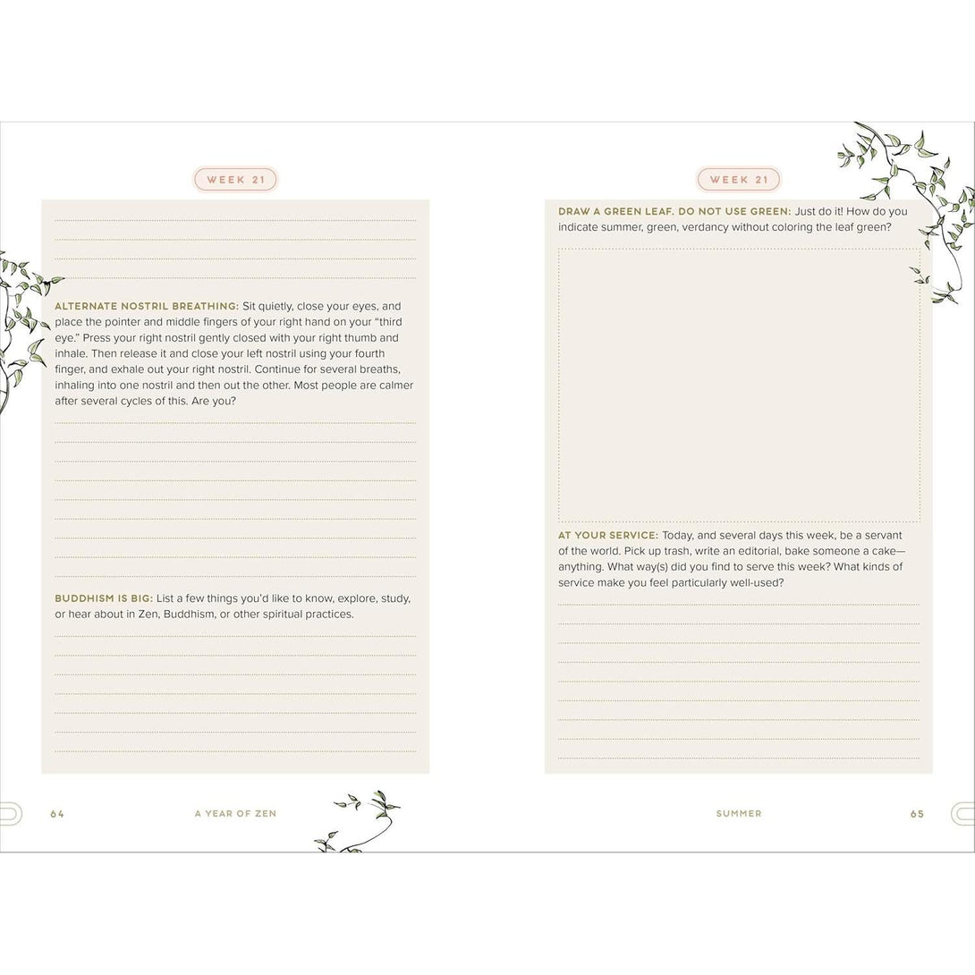 Year of Zen: A 52-Week Guided Journal - The Missing Piece Company