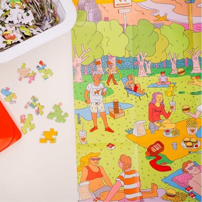 Whataburger Fancy Ketchup Puzzle: 500-Piece Puzzle - The Missing Piece Company