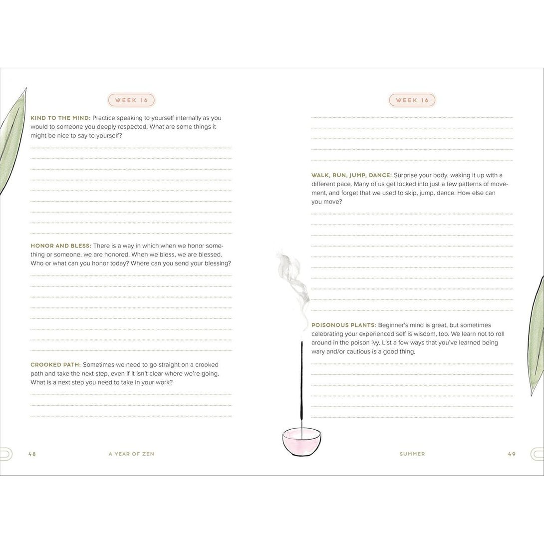 Year of Zen: A 52-Week Guided Journal - The Missing Piece Company