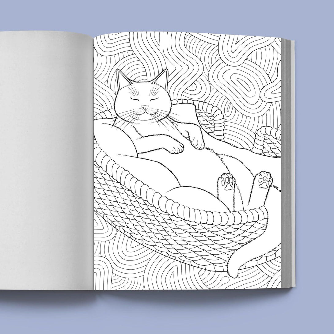 Stress Relief Cat Coloring Book: Calming and Adorable Designs for Adults - The Missing Piece Company