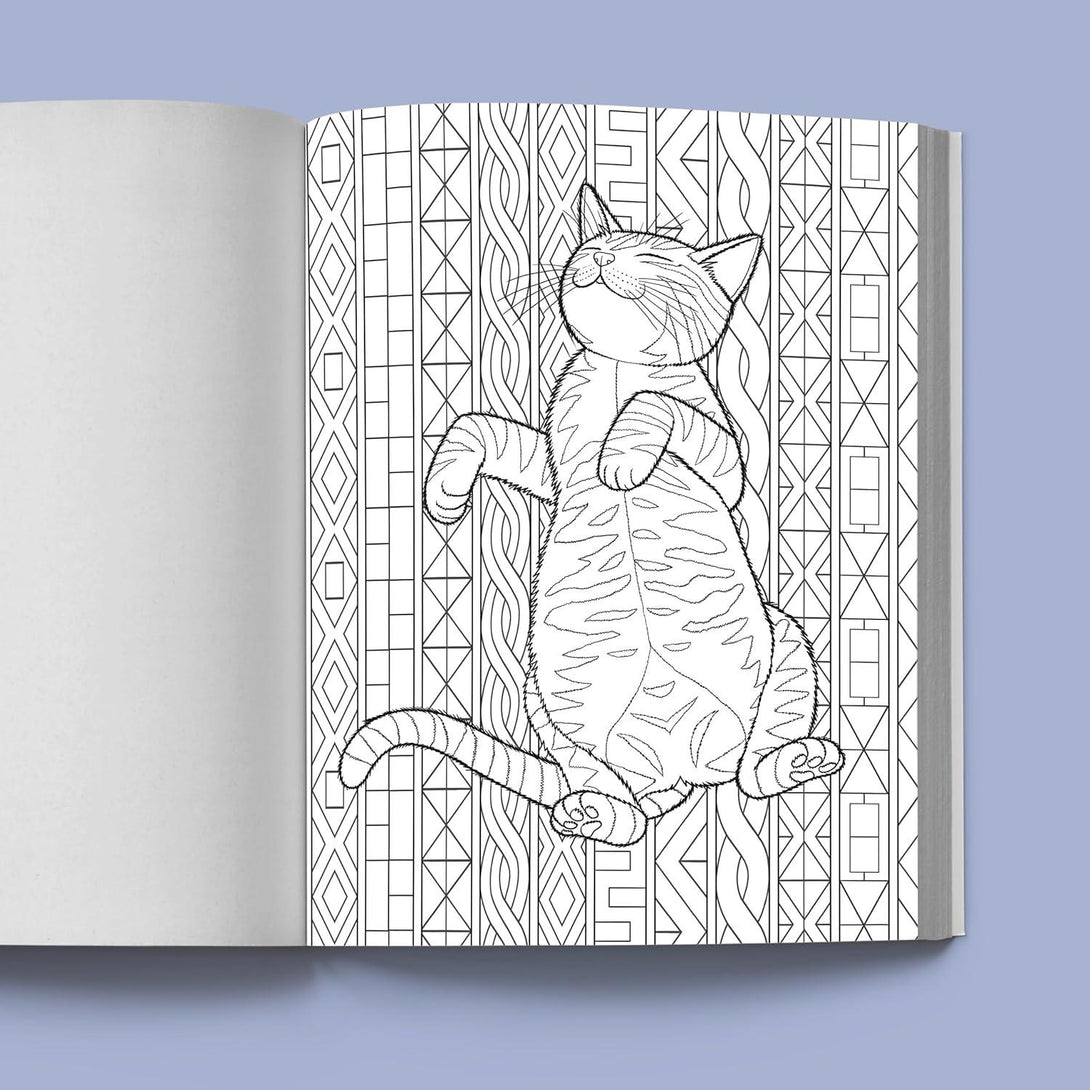Stress Relief Cat Coloring Book: Calming and Adorable Designs for Adults - The Missing Piece Company