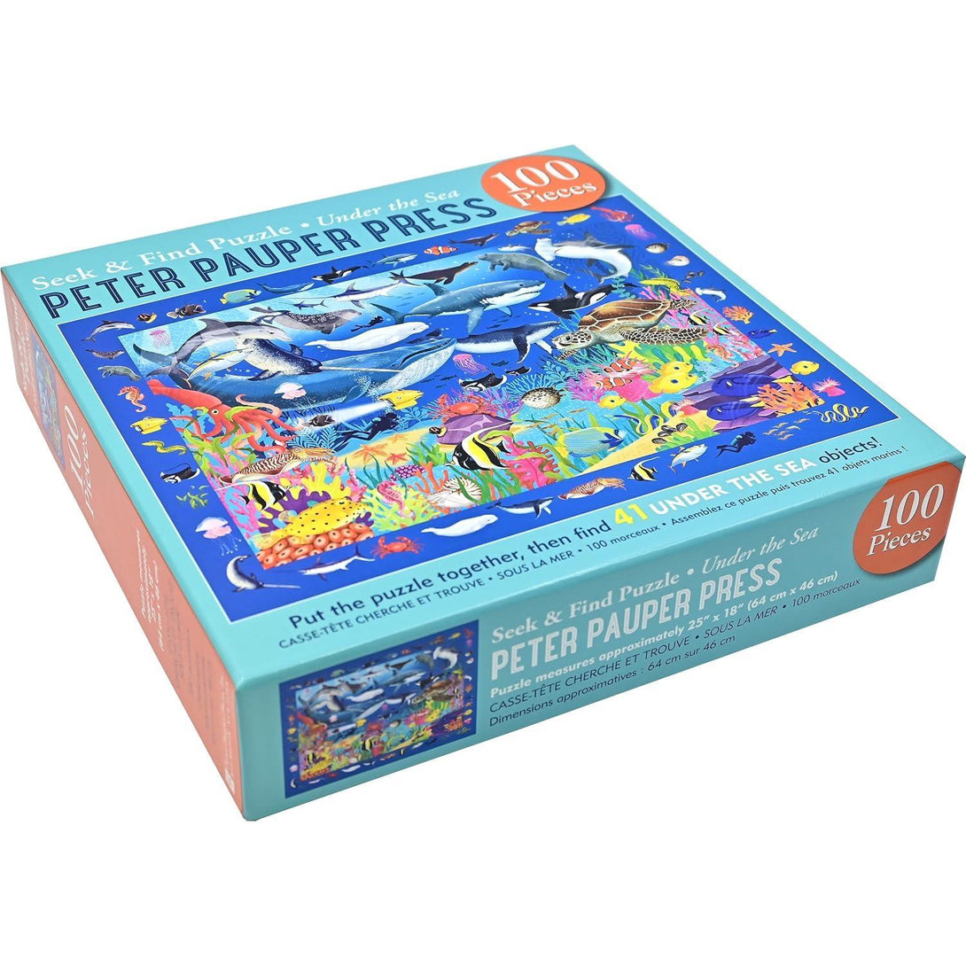 Under the Sea Seek & Find 100-Piece Jigsaw Puzzle - The Missing Piece Company