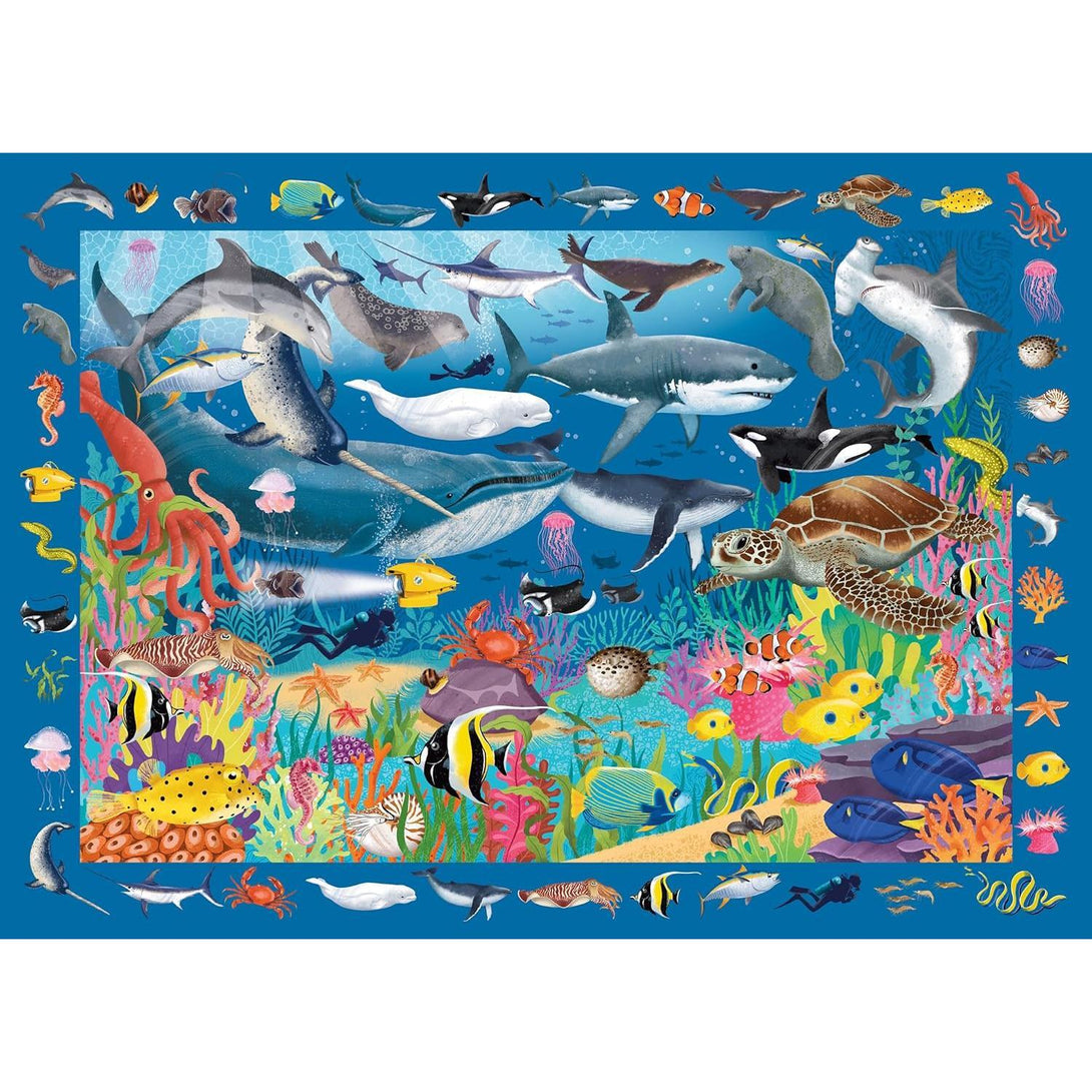 Under the Sea Seek & Find 100-Piece Jigsaw Puzzle - The Missing Piece Company