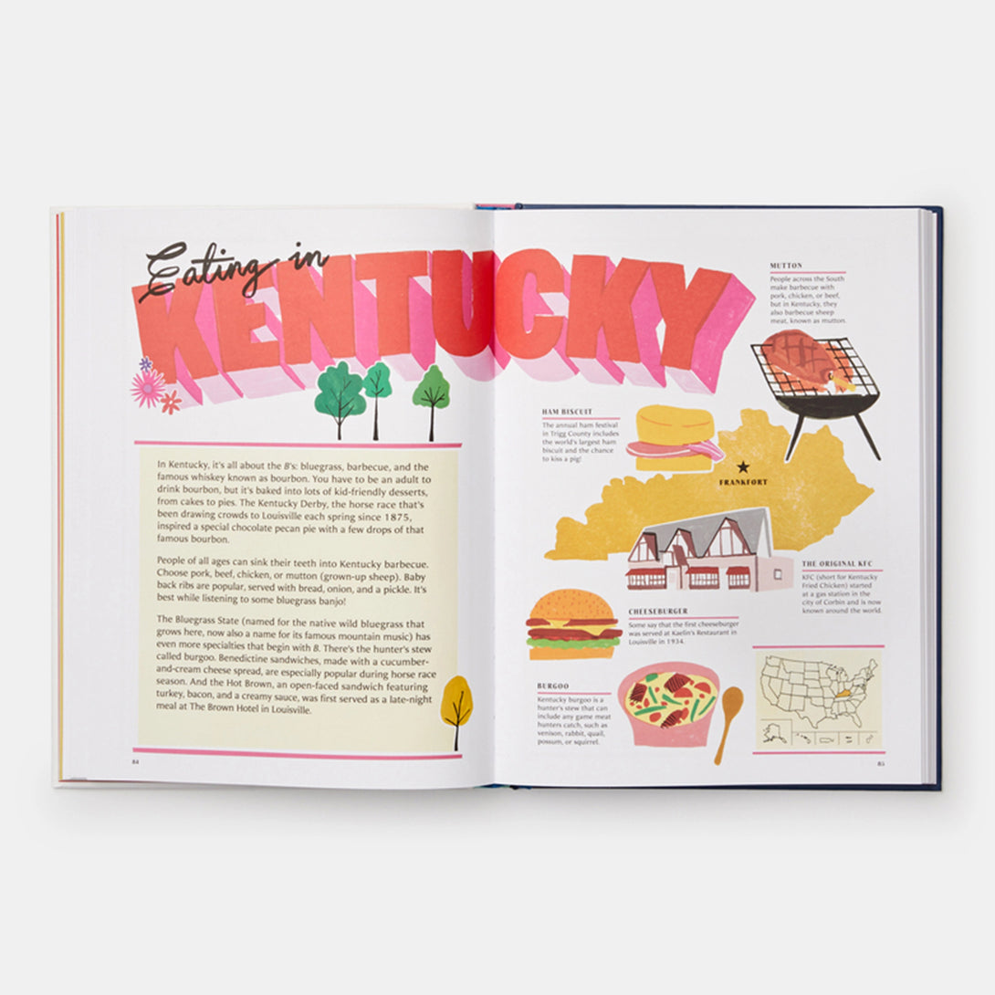 United Tastes of America: An Atlas of Food Facts & Recipes from Every State! - The Missing Piece Company