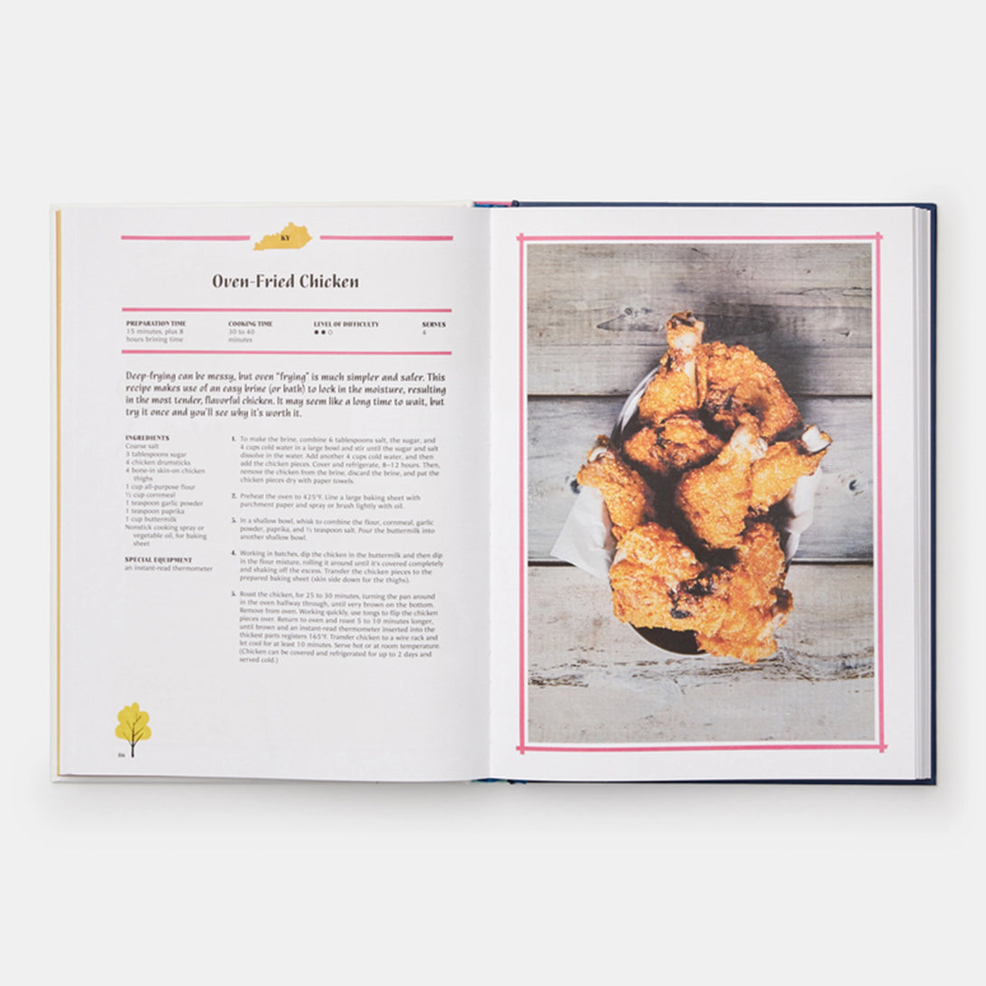 United Tastes of America: An Atlas of Food Facts & Recipes from Every State! - The Missing Piece Company