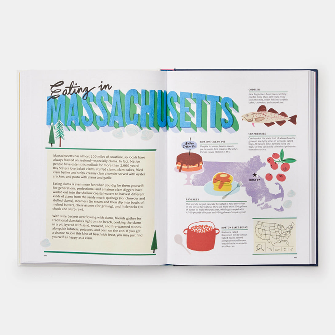 United Tastes of America: An Atlas of Food Facts & Recipes from Every State! - The Missing Piece Company