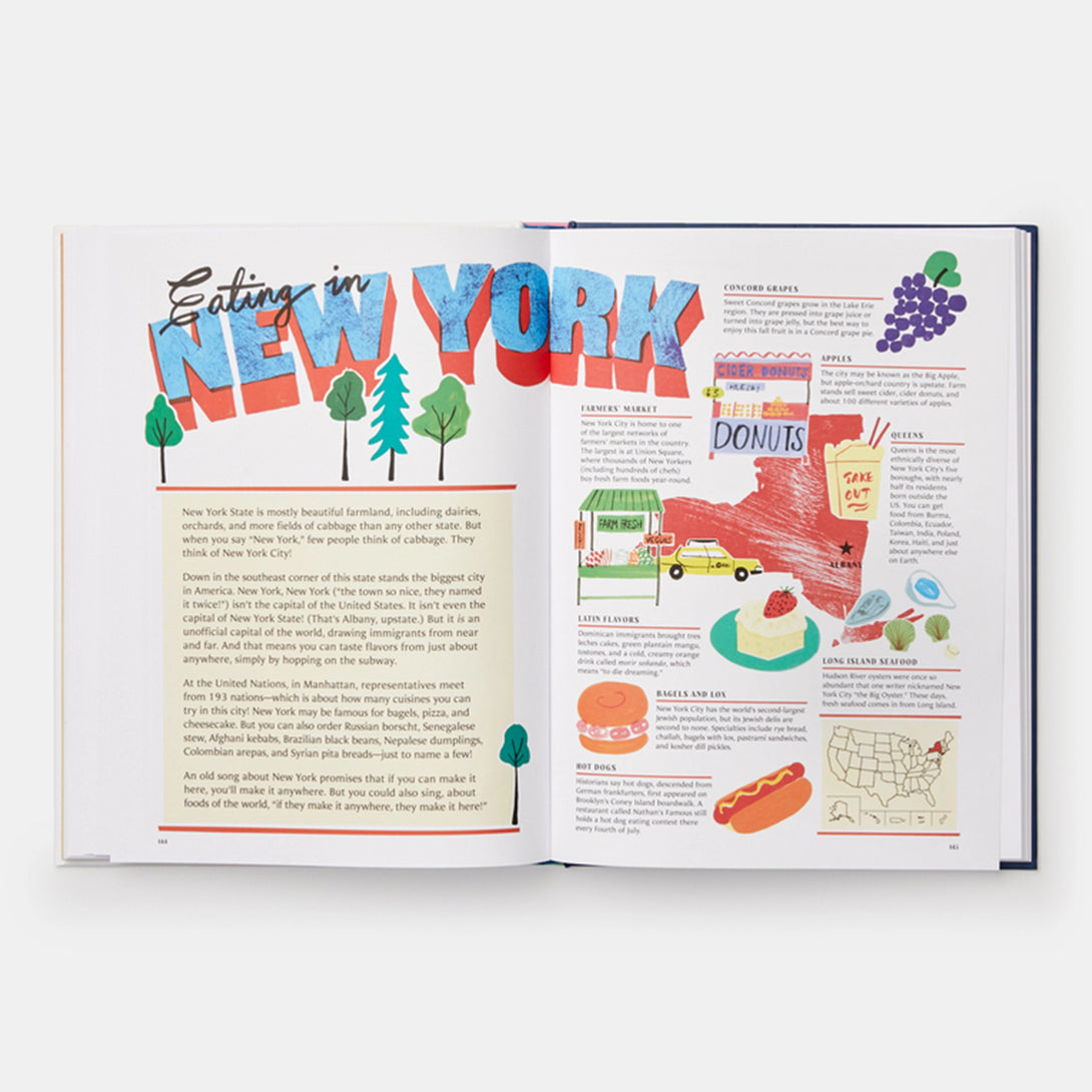 United Tastes of America: An Atlas of Food Facts & Recipes from Every State! - The Missing Piece Company