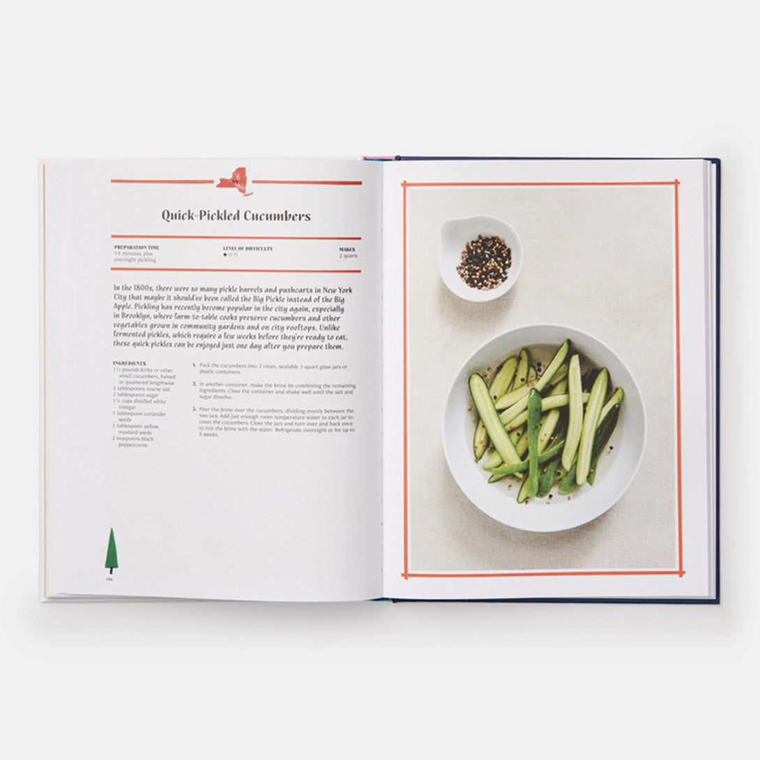 United Tastes of America: An Atlas of Food Facts & Recipes from Every State! - The Missing Piece Company