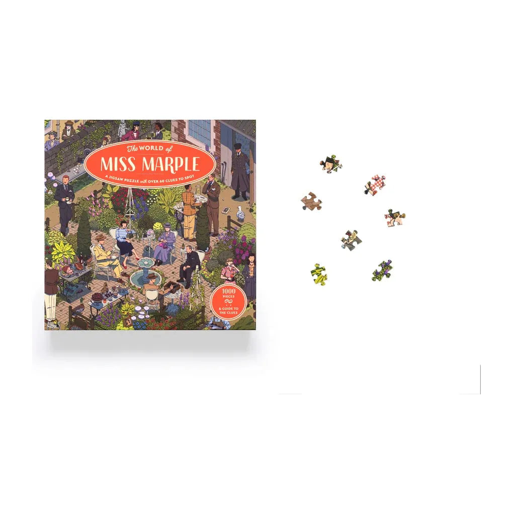 World of Miss Marple 1000 Piece Puzzle: 1000 Piece Jigsaw - The Missing Piece Company