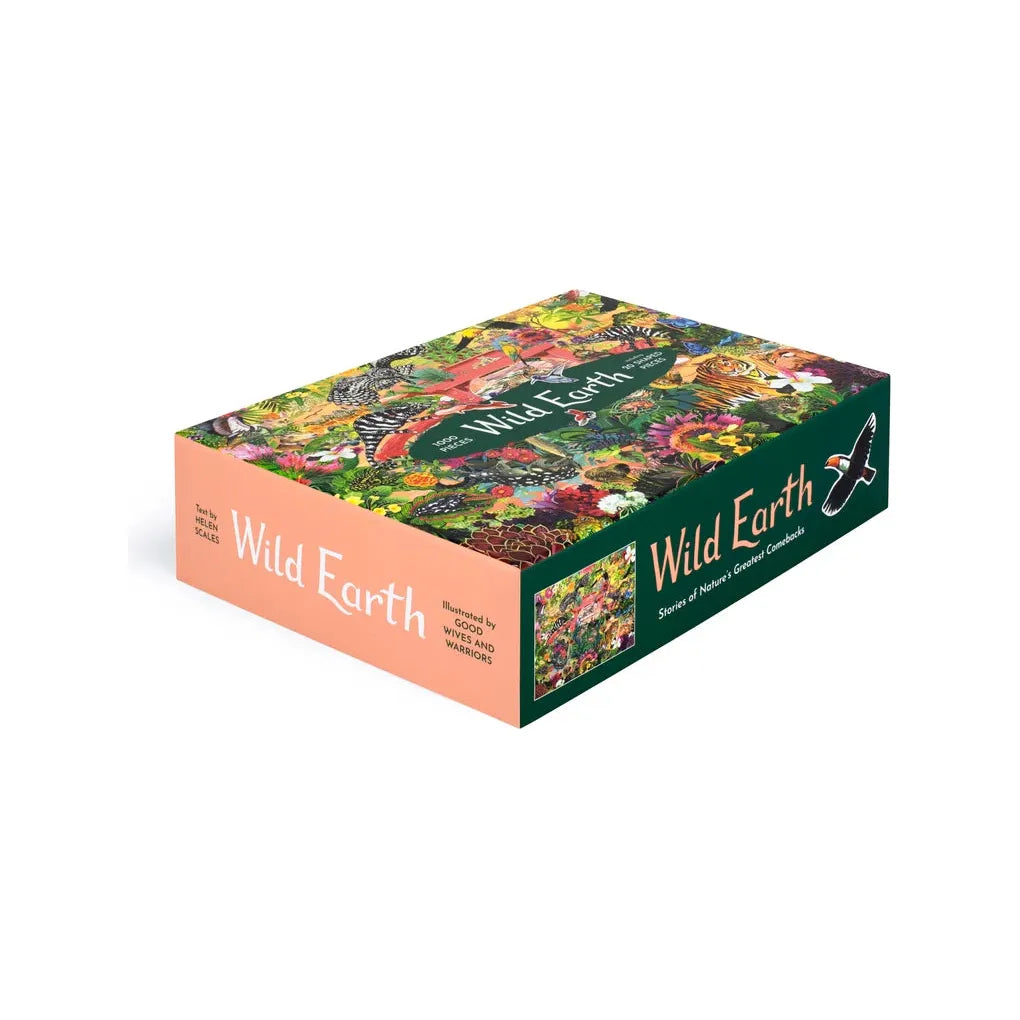 Wild Earth Jigsaw: Stories of Nature's Greatest Comebacks: 1000 Piece Jigsaw with 20 Shaped Pieces - The Missing Piece Company