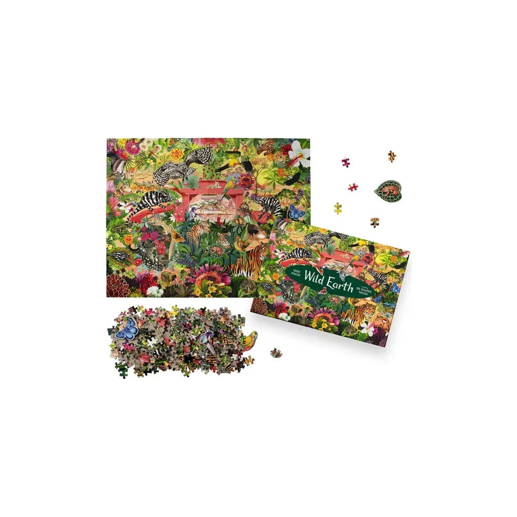 Wild Earth Jigsaw: Stories of Nature's Greatest Comebacks: 1000 Piece Jigsaw with 20 Shaped Pieces - The Missing Piece Company