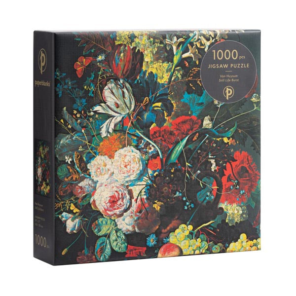 Van Huysum 1000 Piece Jigsaw Puzzle by Paperblanks (Still Life Burst) - The Missing Piece Company