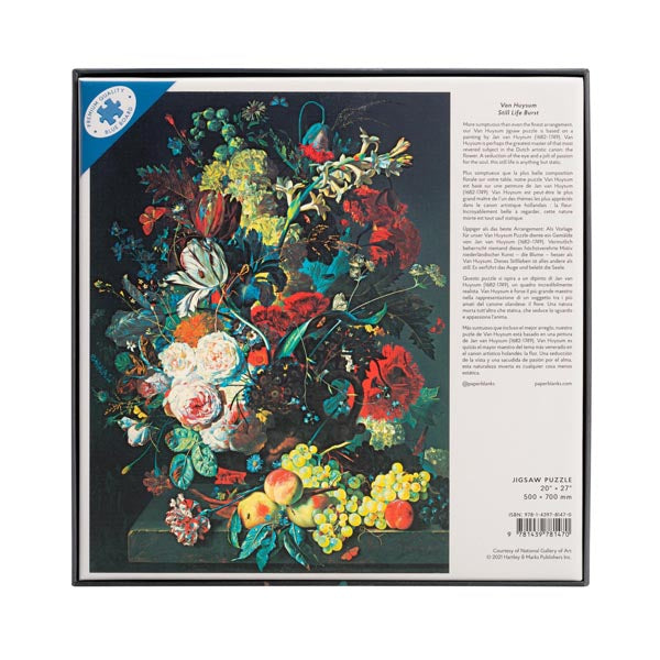 Van Huysum 1000 Piece Jigsaw Puzzle by Paperblanks (Still Life Burst) - The Missing Piece Company