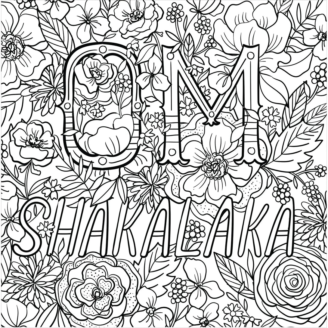 Inner F*cking Peace Adult Coloring Book (31 Stress-Relieving Designs) - The Missing Piece Company