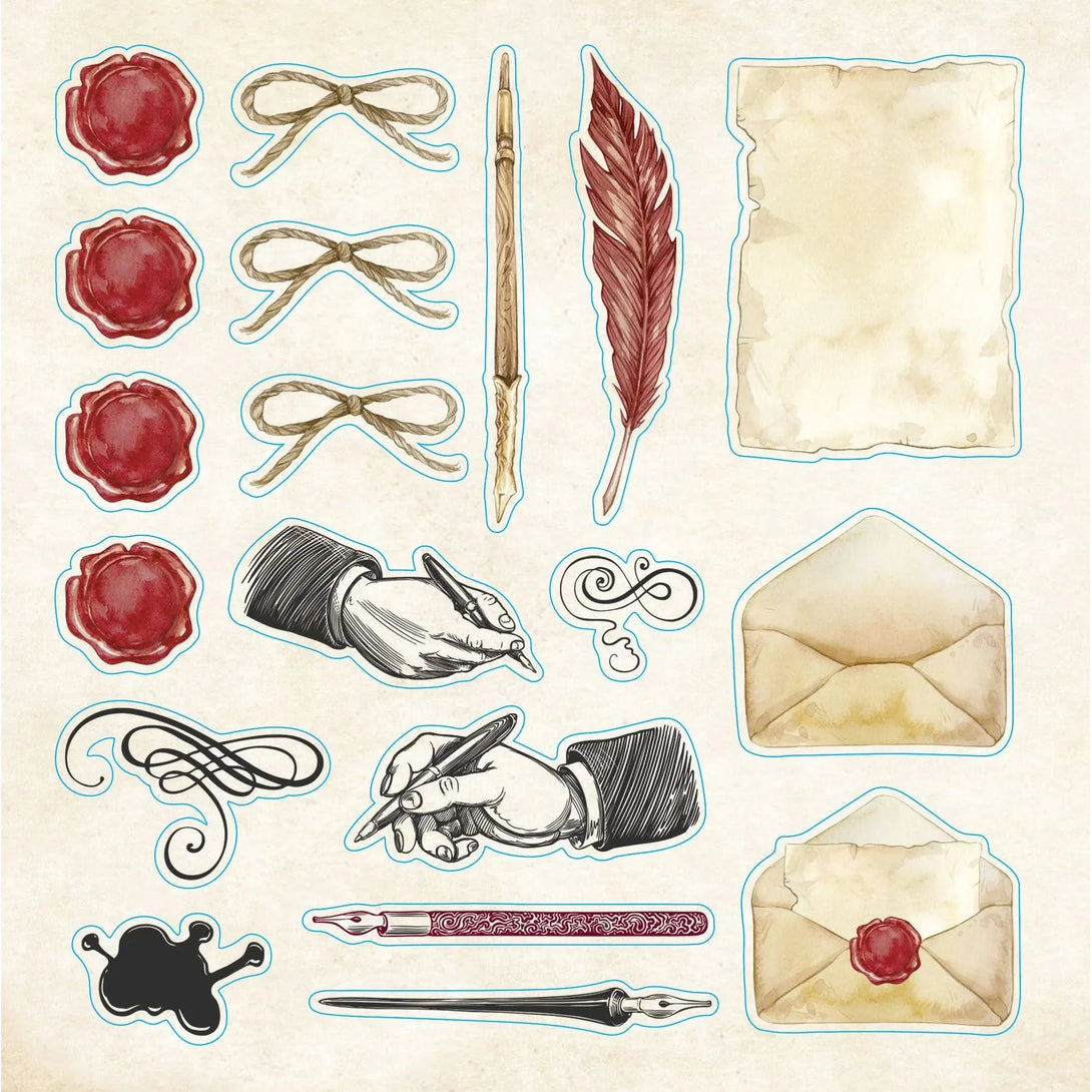 Bibliophilia Ephemera Sticker Book (Over 780 Stickers) - The Missing Piece Company