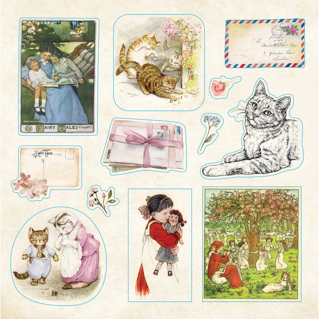Bibliophilia Ephemera Sticker Book (Over 780 Stickers) - The Missing Piece Company