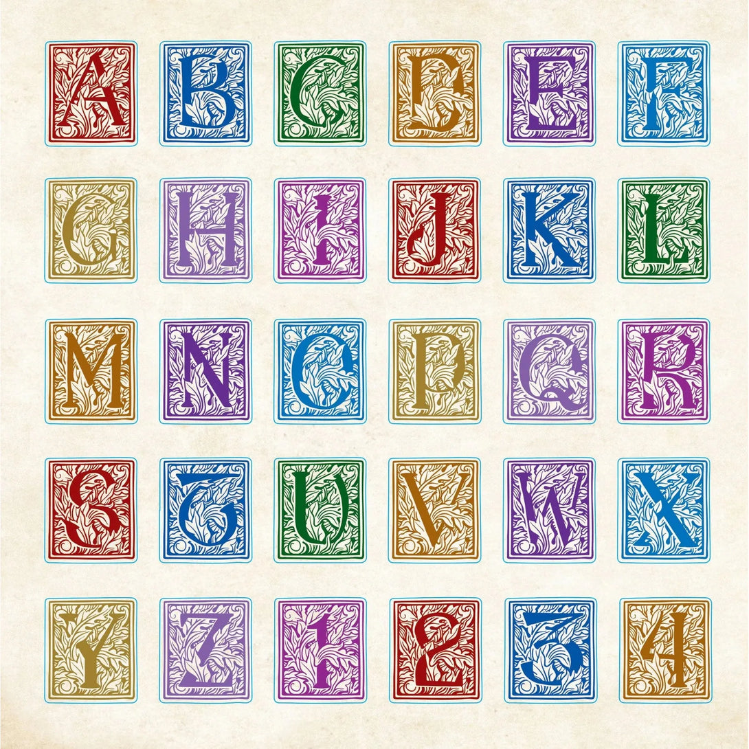 Bibliophilia Ephemera Sticker Book (Over 780 Stickers) - The Missing Piece Company