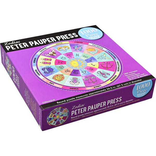 Zodiac 1000-Piece Round Jigsaw Puzzle - The Missing Piece Company