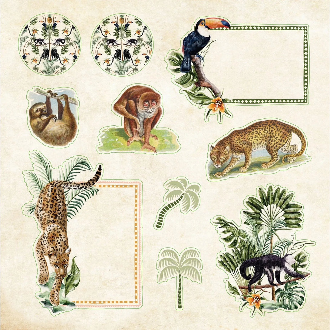 Zoological Ephemera Sticker Book (Over 680 Stickers!) - The Missing Piece Company