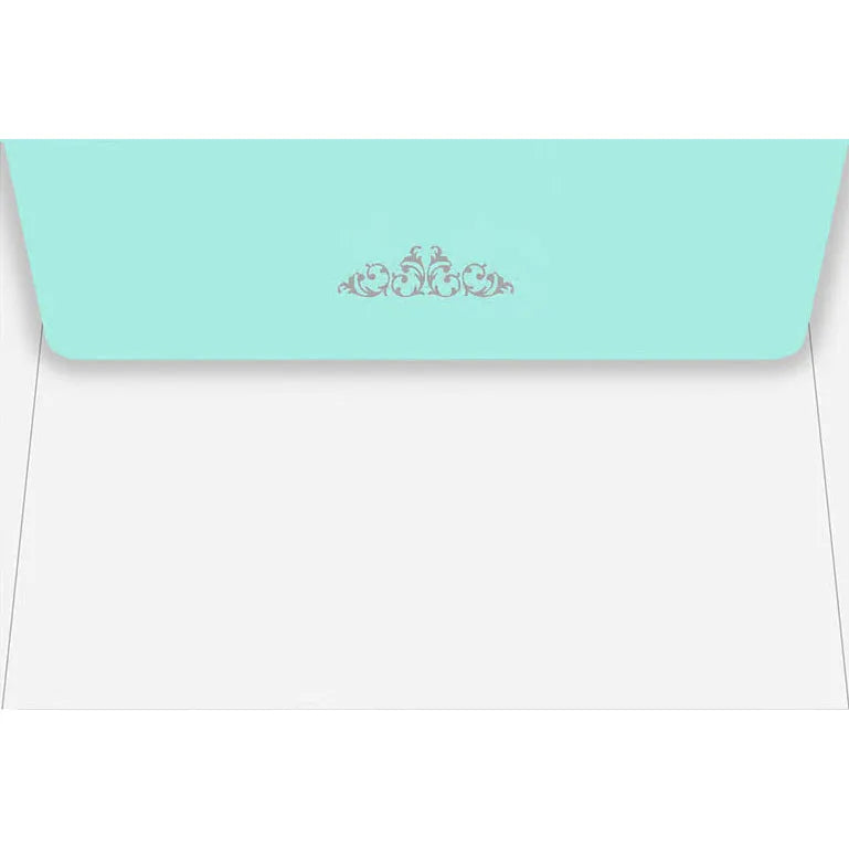 Blue Elegance Thank You Notes - The Missing Piece Company