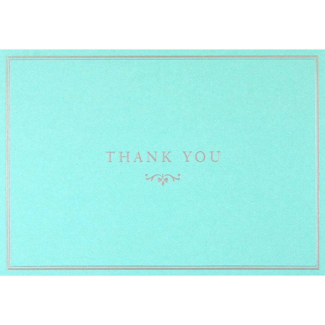 Blue Elegance Thank You Notes - The Missing Piece Company