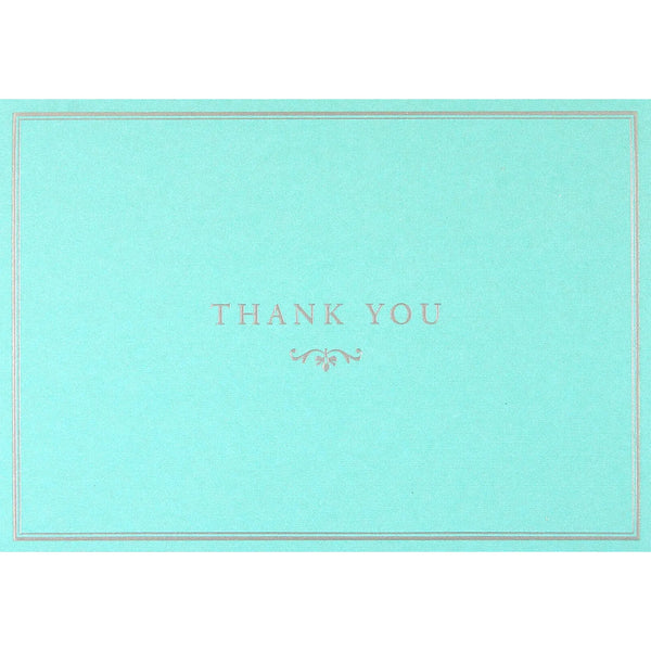 Blue Elegance Thank You Notes - The Missing Piece Company
