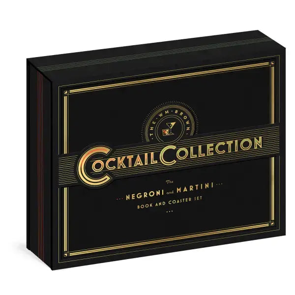 Wm Brown Cocktail Collection: The Negroni and the Martini: Book and Coaster Set [With Coasters] - The Missing Piece Company