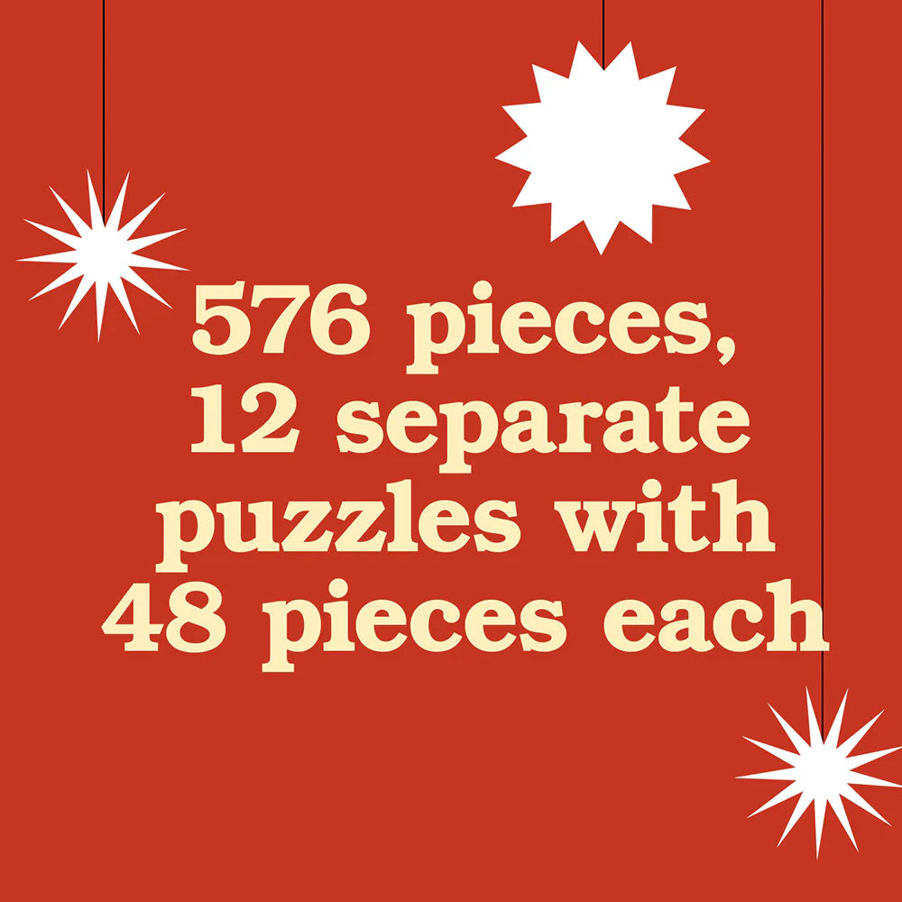 12 Puzzles in One Box: Twelve Days of Catmas - The Missing Piece Company