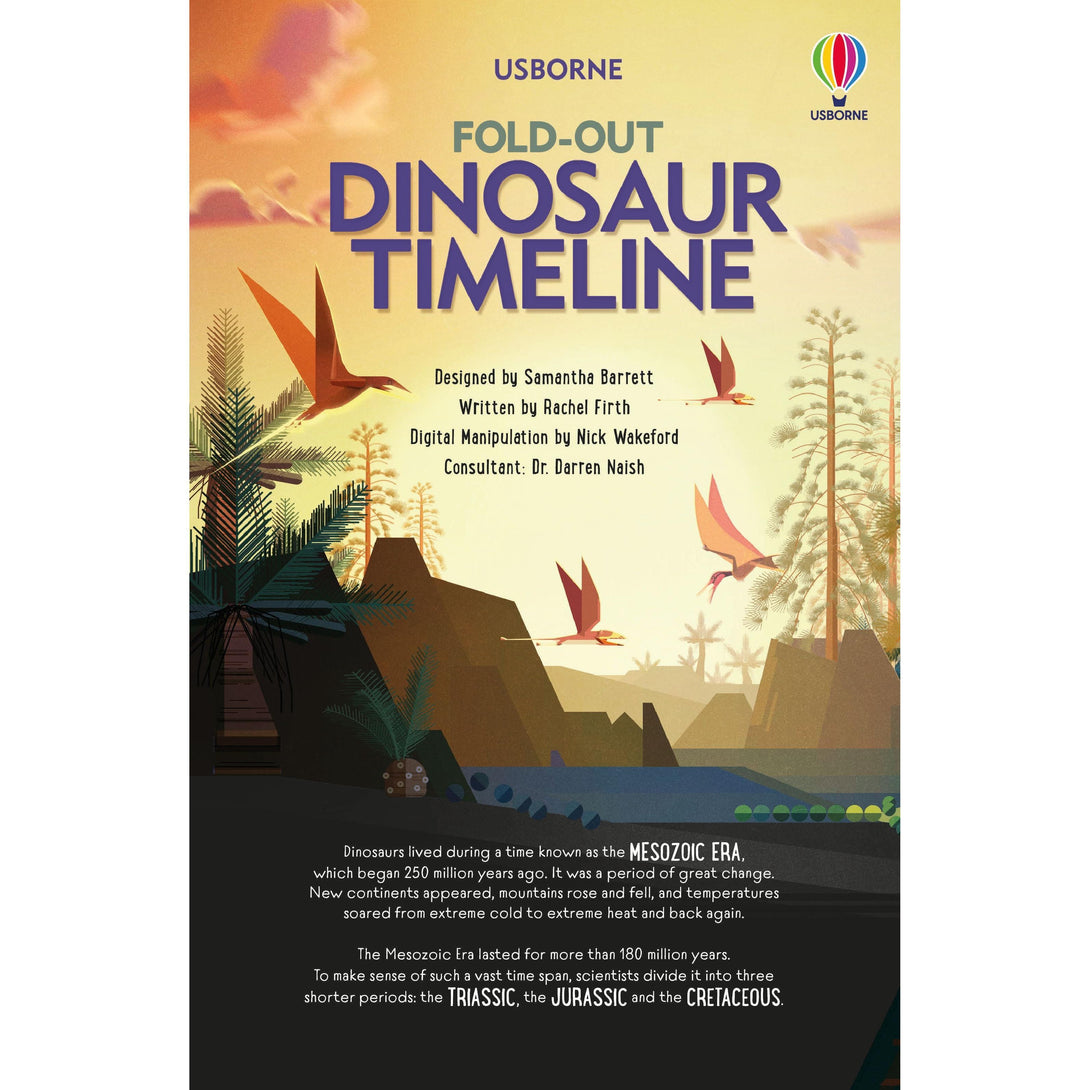Usborne Book and Jigsaw Dinosaur Timeline - The Missing Piece Company
