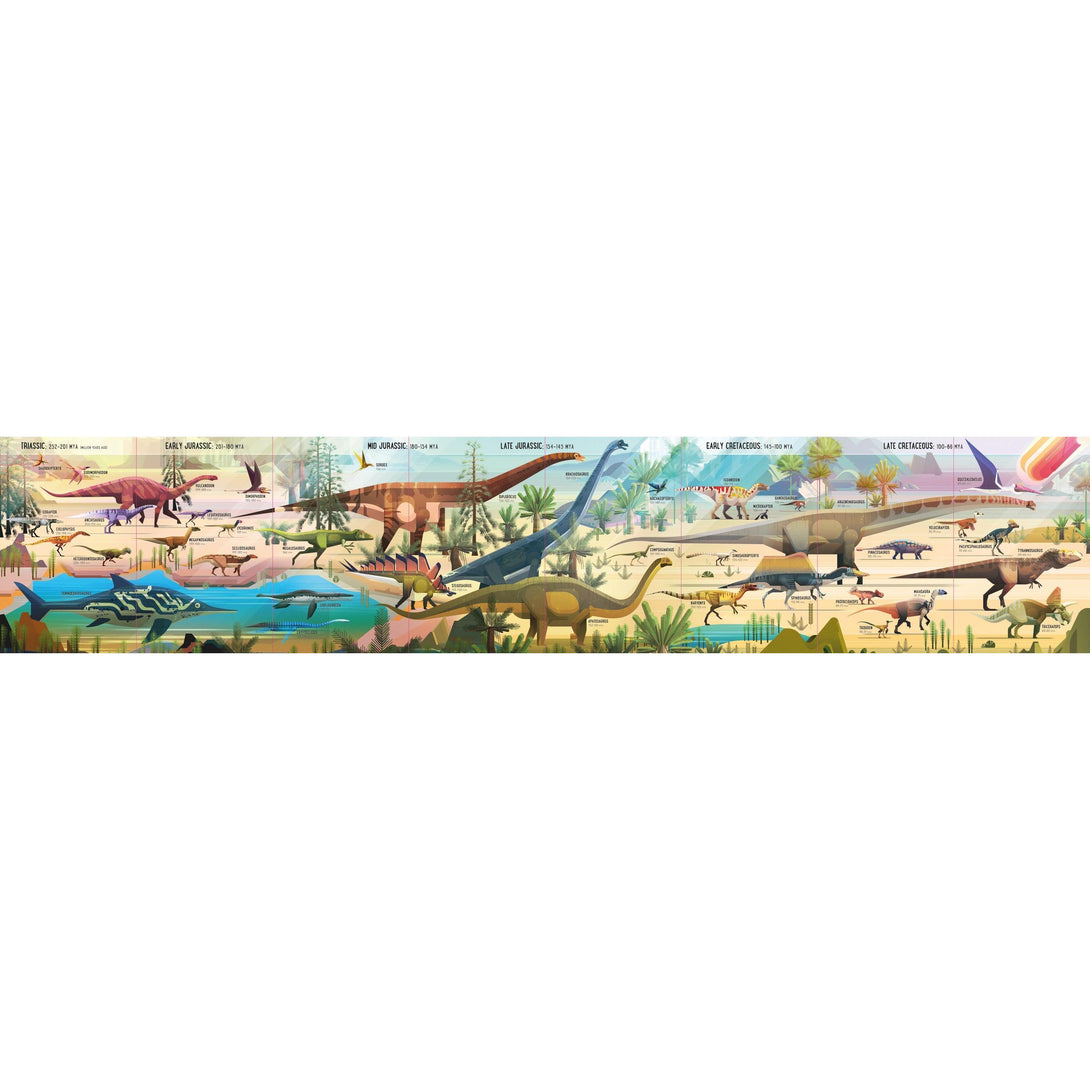 Usborne Book and Jigsaw Dinosaur Timeline - The Missing Piece Company