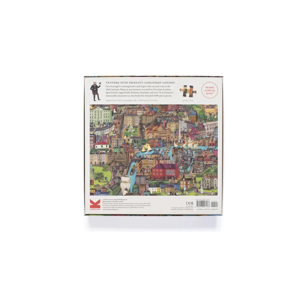 World of Charles Dickens 1000 Piece Puzzle: A Jigsaw Puzzle with 70 Characters to Find - The Missing Piece Company