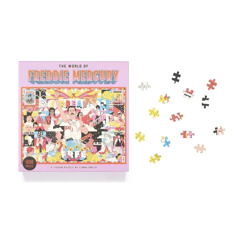 World of Freddie Mercury 1000 Piece Puzzle: A Jigsaw Puzzle - The Missing Piece Company