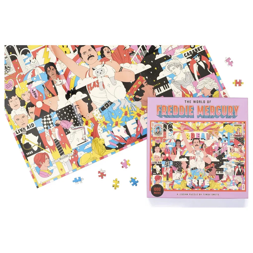 World of Freddie Mercury 1000 Piece Puzzle: A Jigsaw Puzzle - The Missing Piece Company