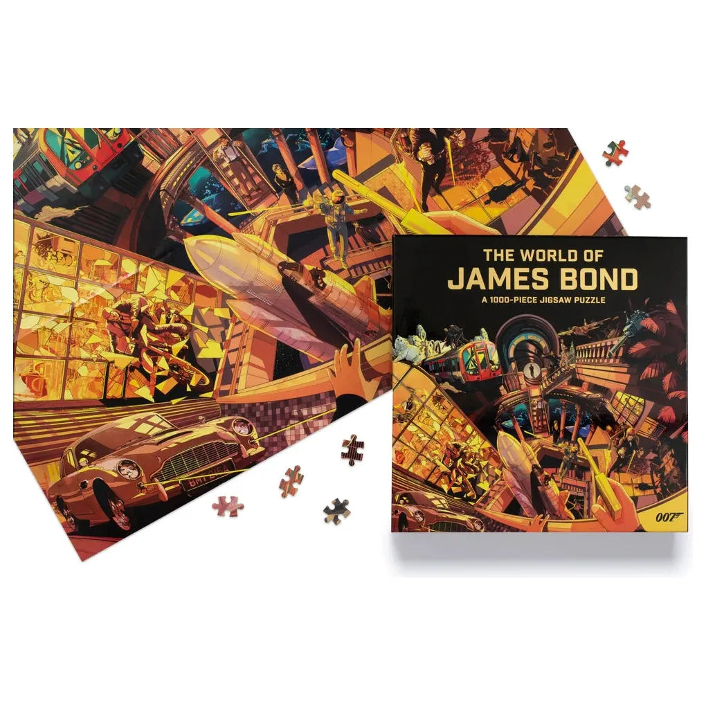 World of James Bond 1000 Piece Puzzle: A 1000-Piece Jigsaw Puzzle - The Missing Piece Company