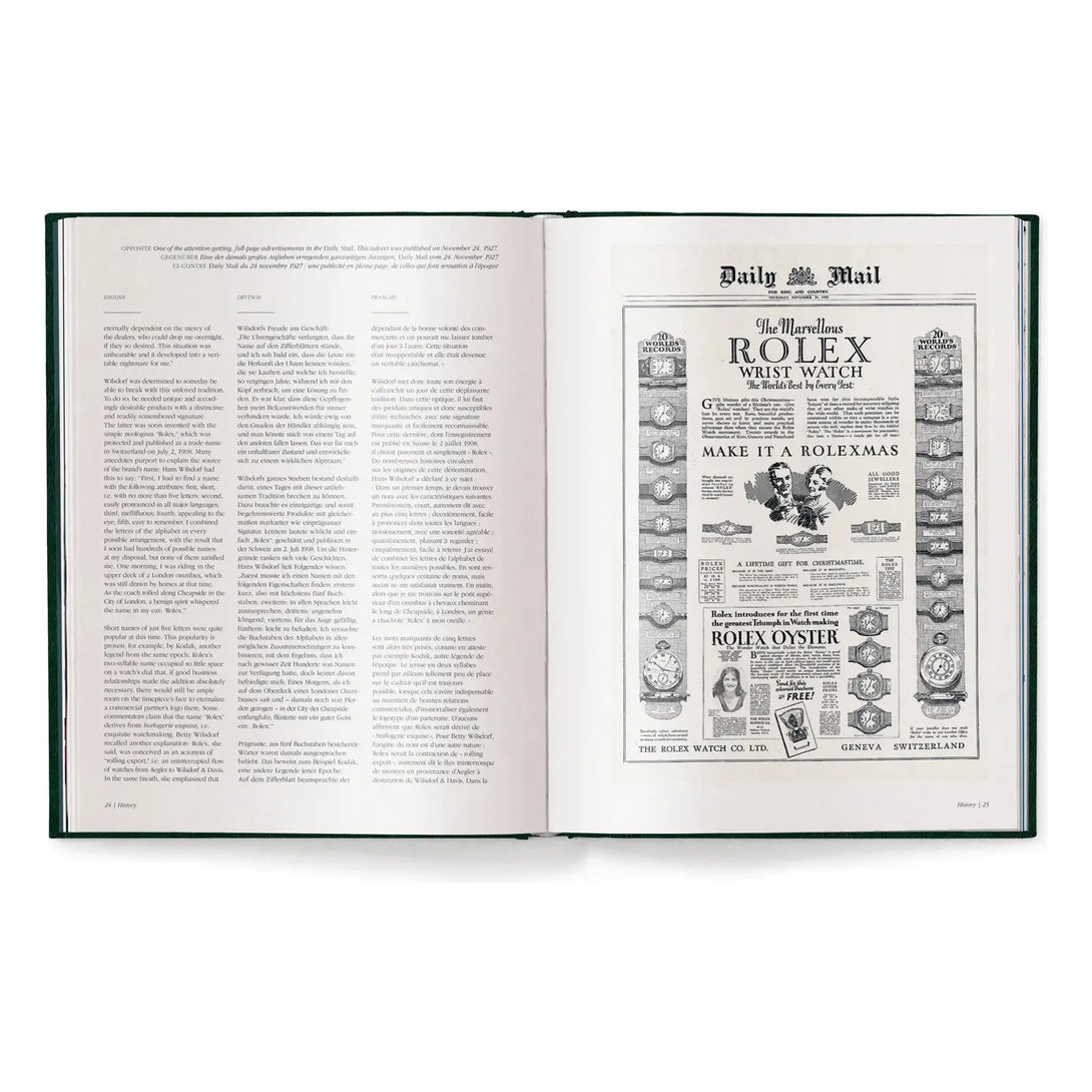Watch Book Rolex: 3rd Updated and Extended Edition (English, German and French) - The Missing Piece Company