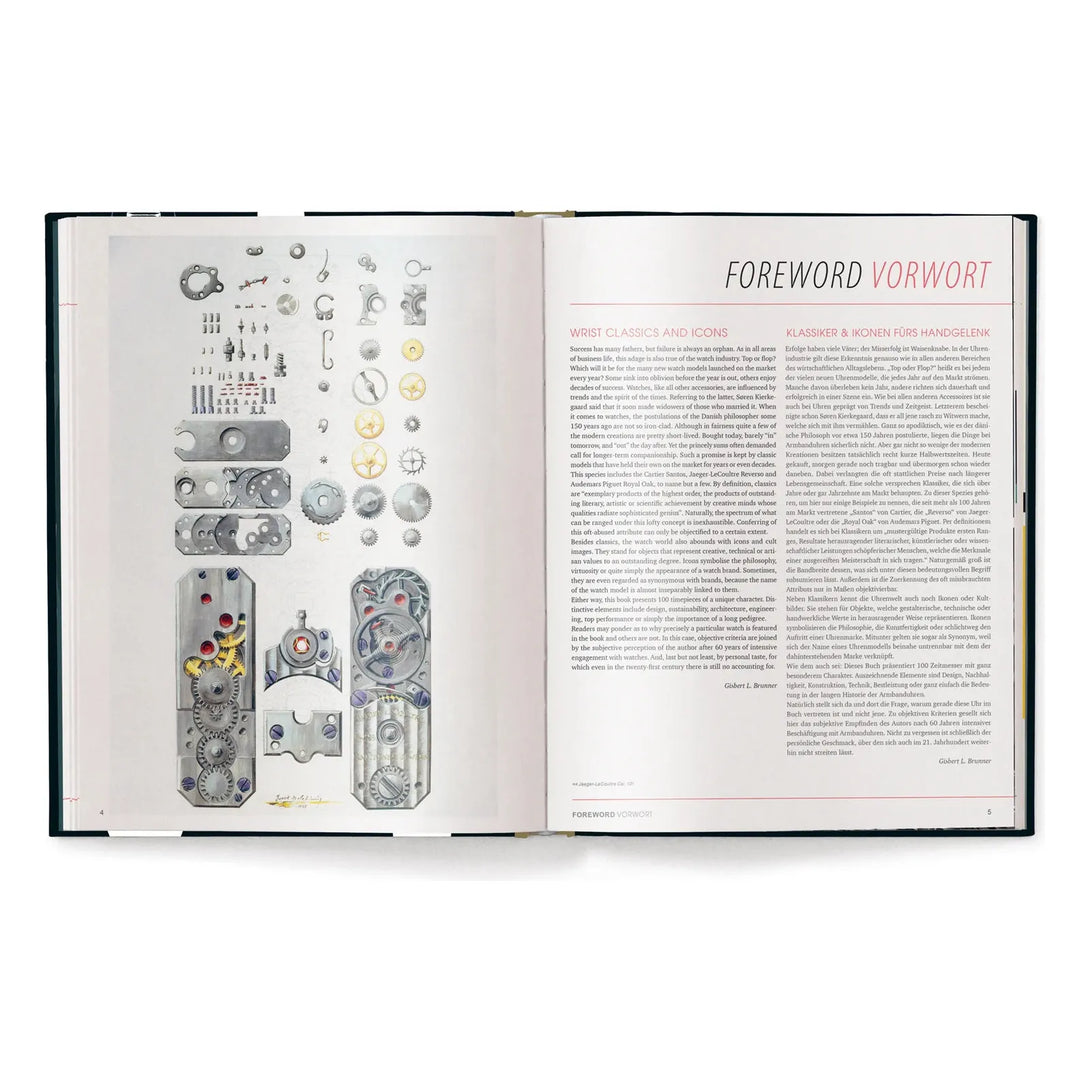 100 Iconic Watches (English and German) - The Missing Piece Company