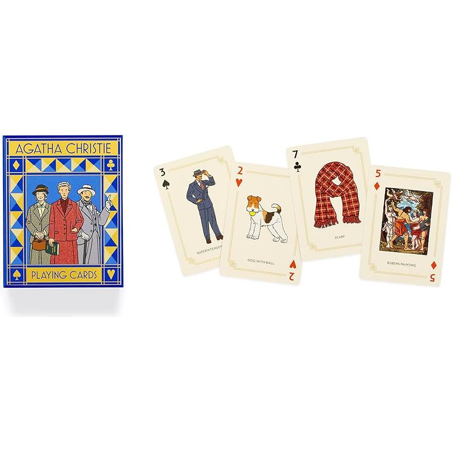 Agatha Christie Playing Cards - The Missing Piece Company