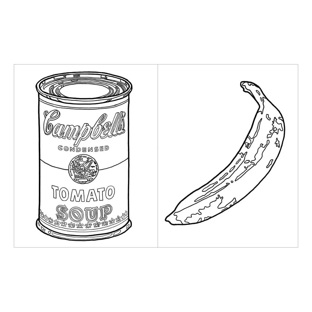 Andy Warhol Coloring Book - The Missing Piece Company