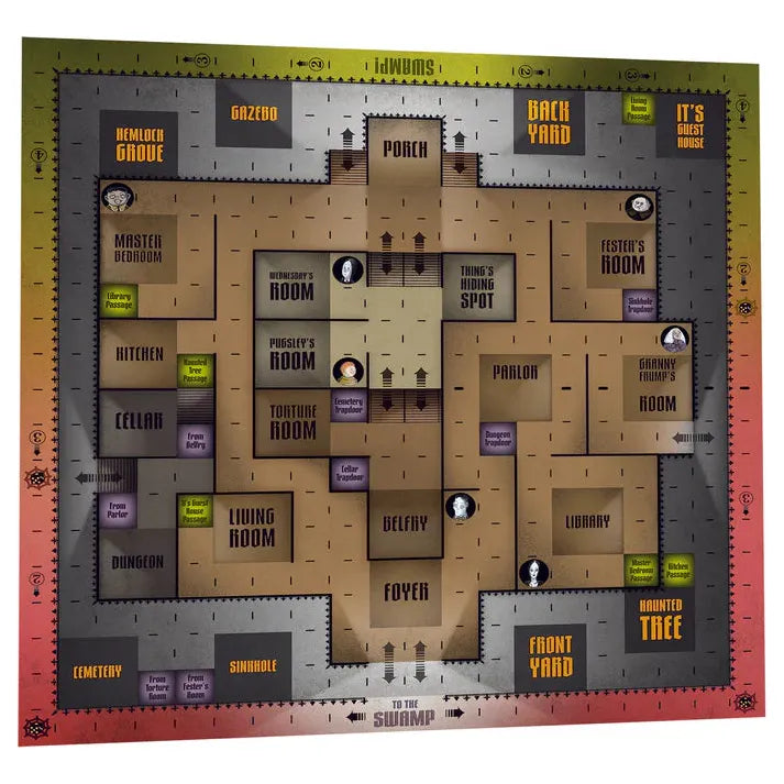 Addams Family: A Delightfully Frightful Creepy Board Game - The Missing Piece Company