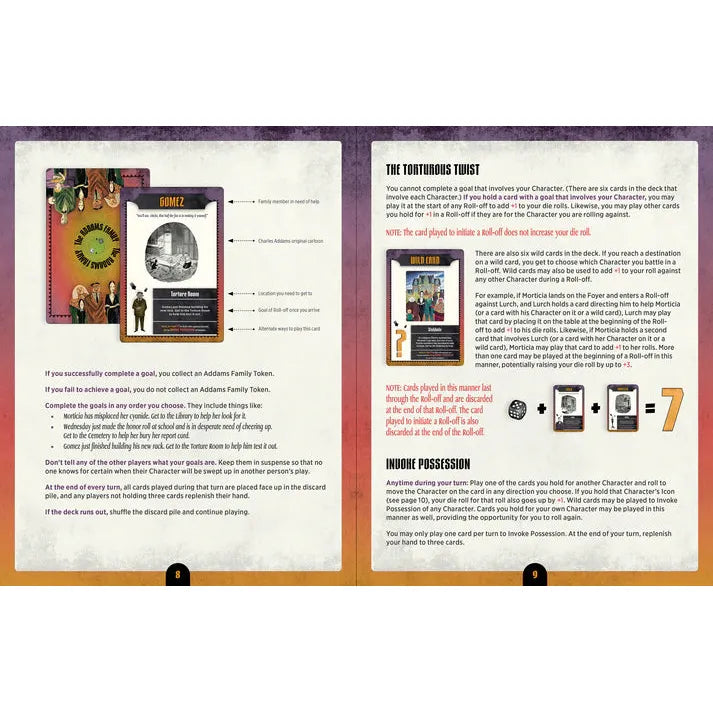 Addams Family: A Delightfully Frightful Creepy Board Game - The Missing Piece Company