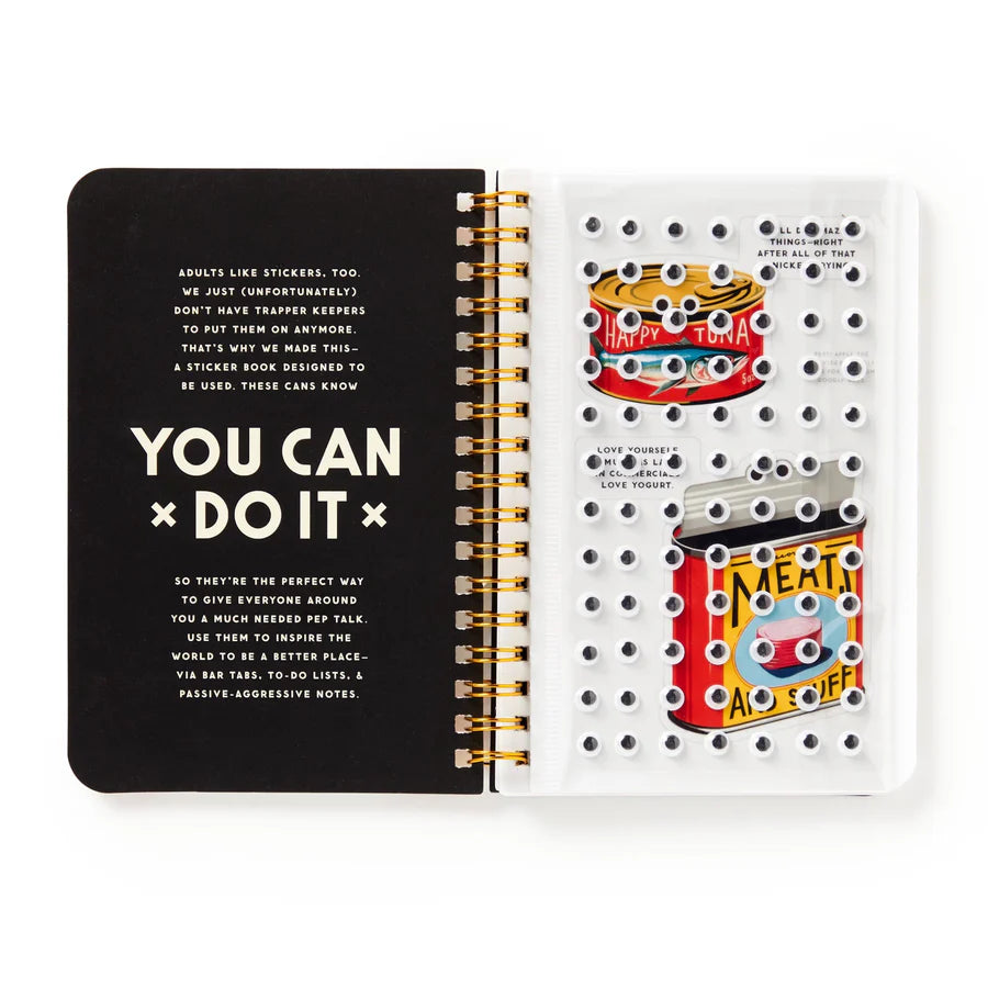 You Can Do It Googly Sticker Book - The Missing Piece Company