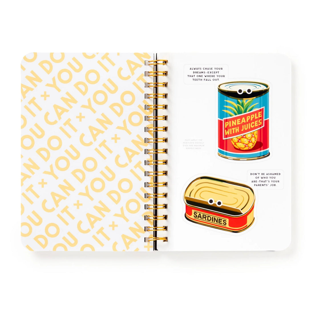 You Can Do It Googly Sticker Book - The Missing Piece Company