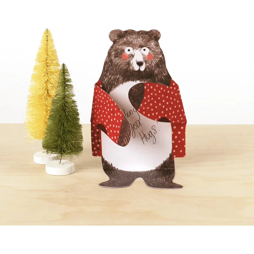 Bear Hugs Notecards: (Cute Notecards, Notecards for Friends, Artistic Notecards with Envelopes) - The Missing Piece Company