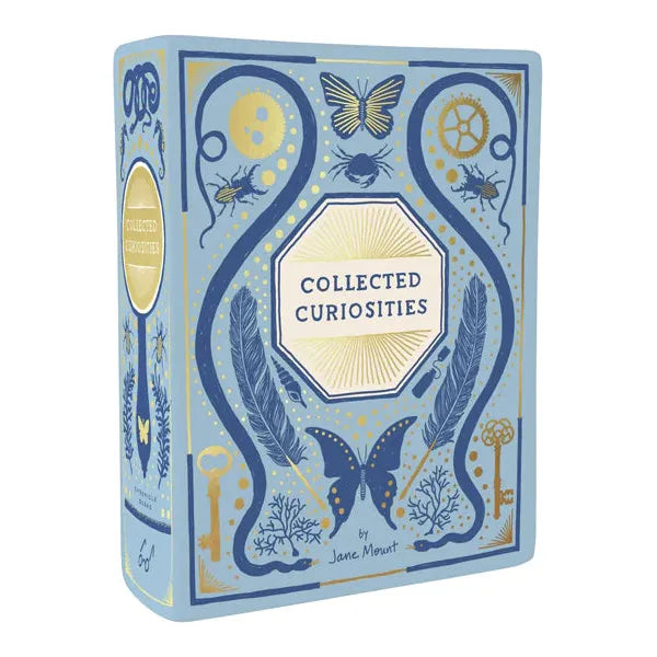 Bibliophile Ceramic Vase: Collected Curiosities Illustrated by Jane Mount: (Flower Vase, Desk Vase, Desk Décor) - The Missing Piece Company